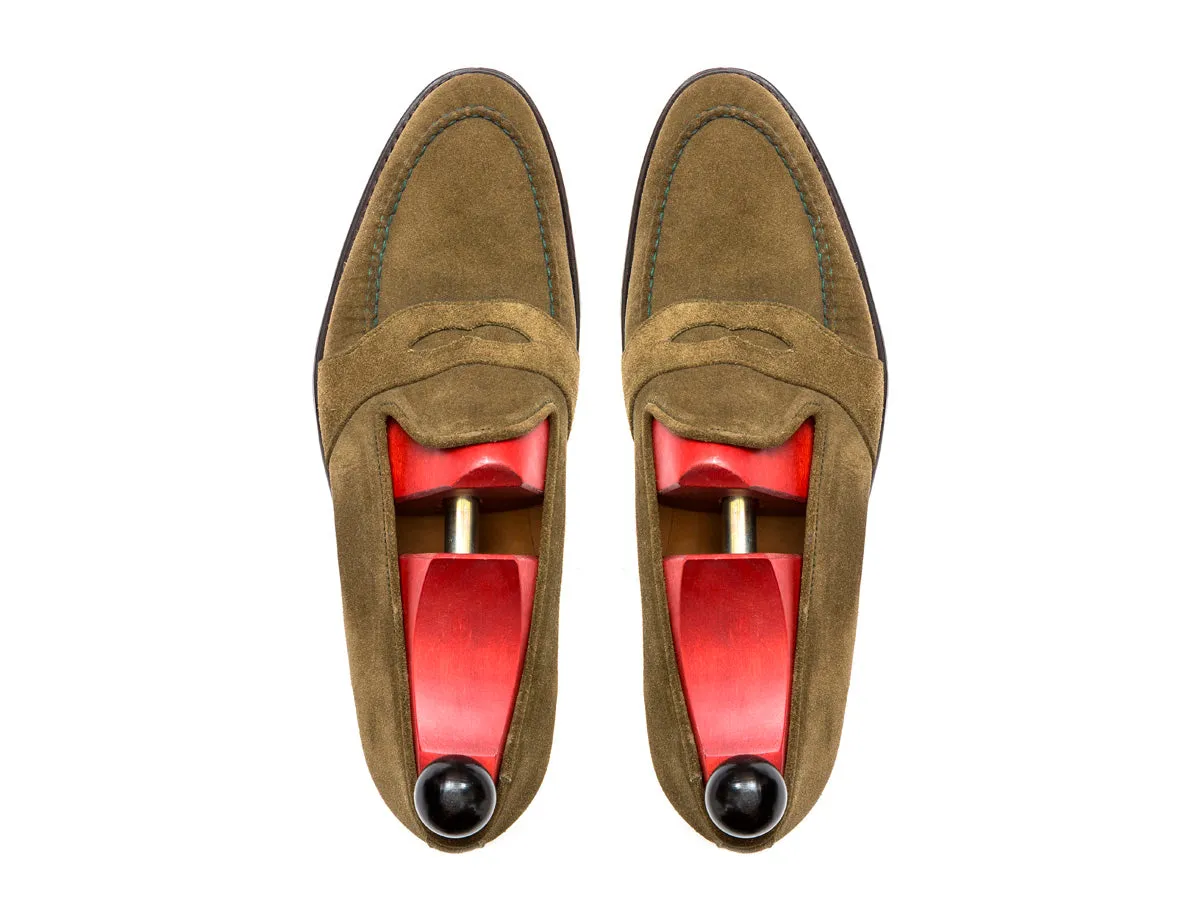 Madison - MTO - Olive Suede - TMG Last - Single Leather Sole