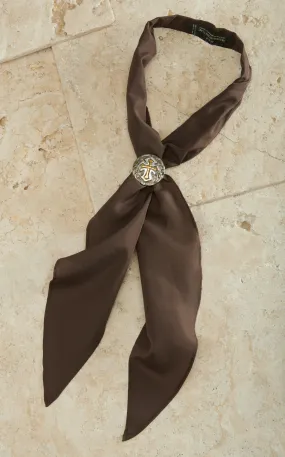 M&F Apache Scarf Tie - Brown