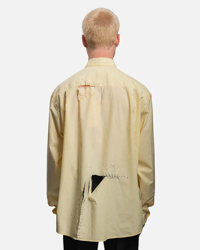 Marni Organic Yarn Dyed Cotton Poplin in Citrine