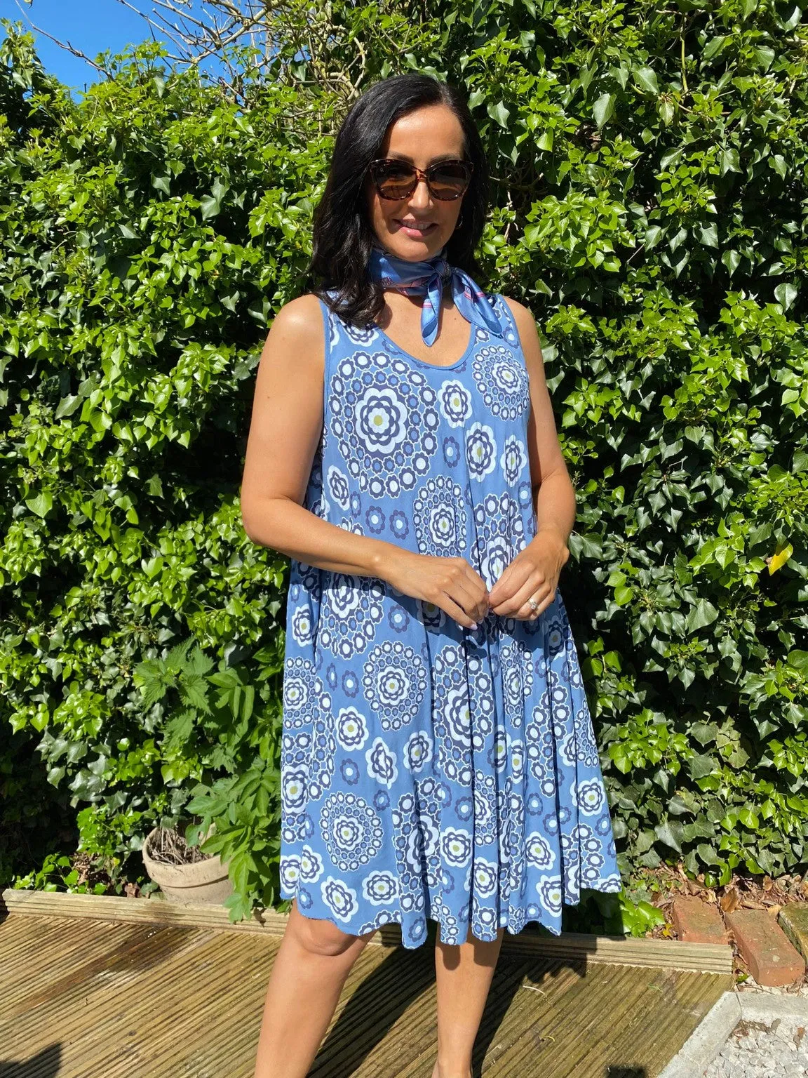 Medallion Pattern Dress Dawn