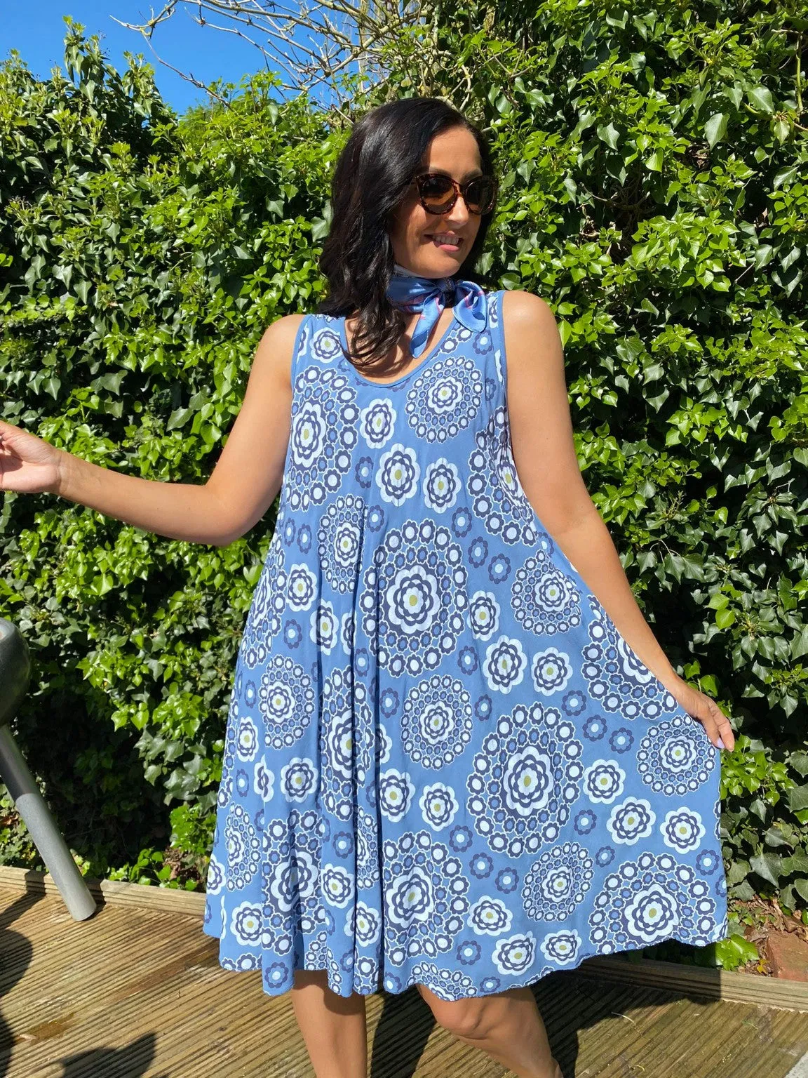 Medallion Pattern Dress Dawn