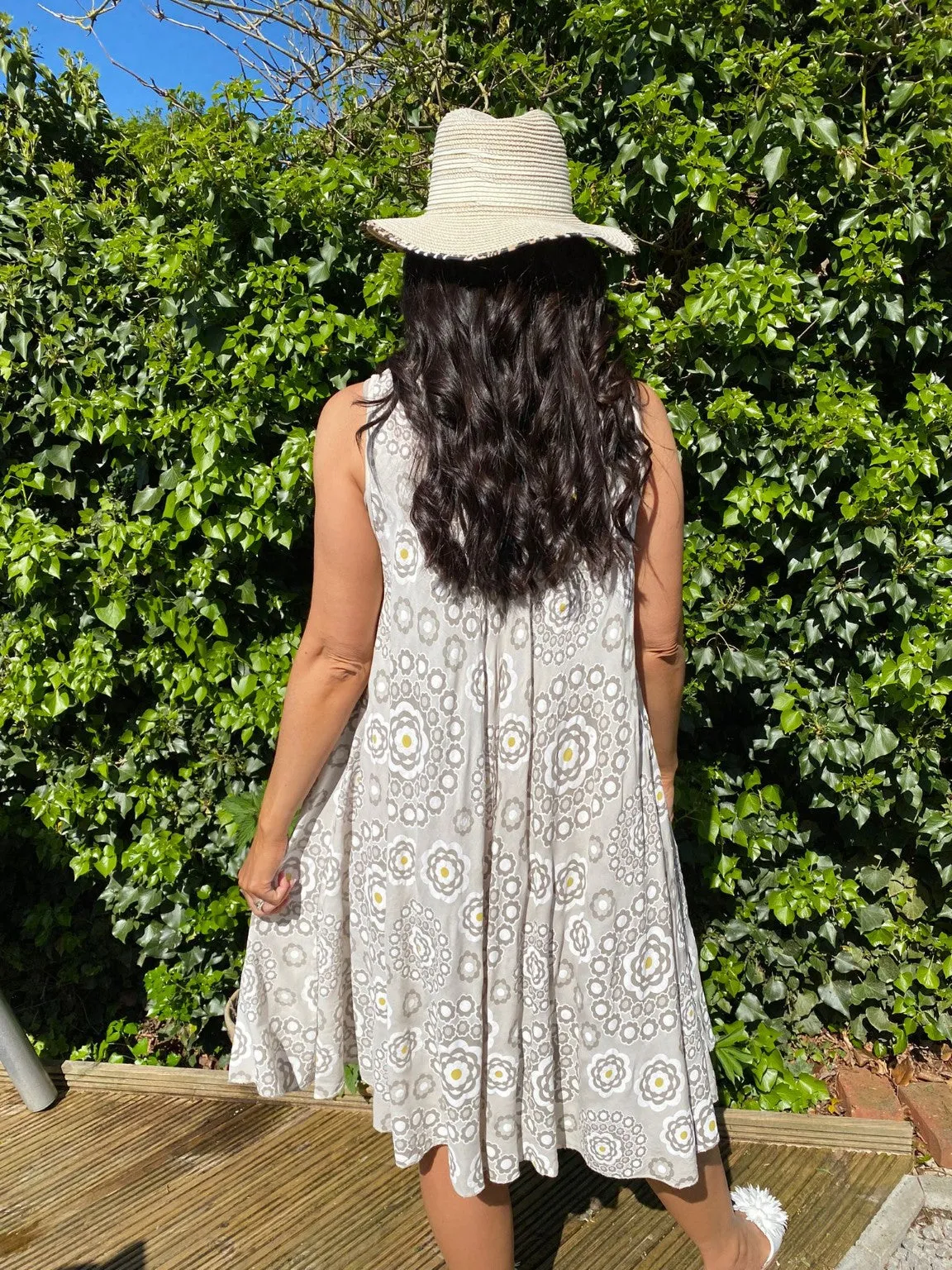 Medallion Pattern Dress Dawn