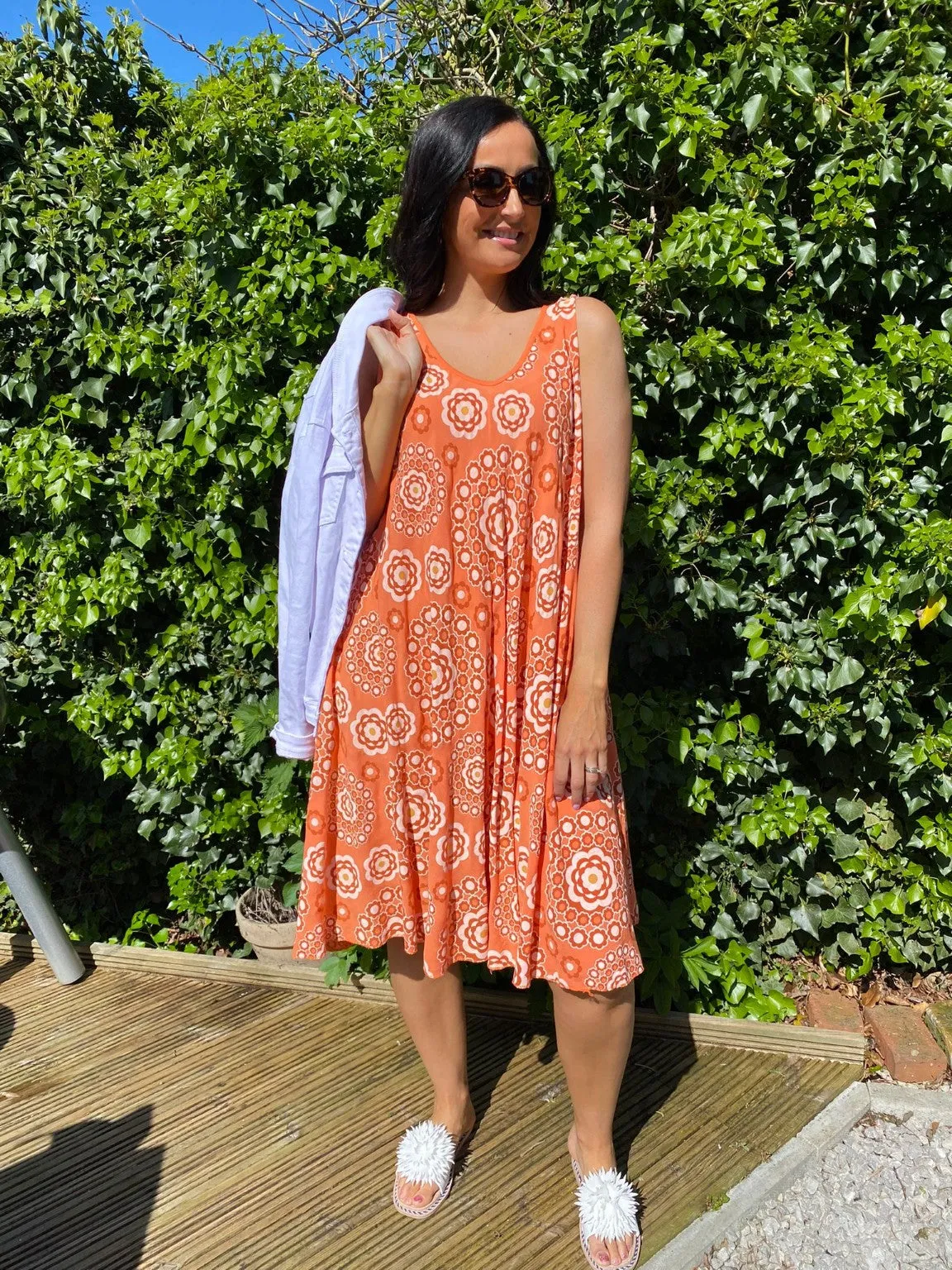 Medallion Pattern Dress Dawn