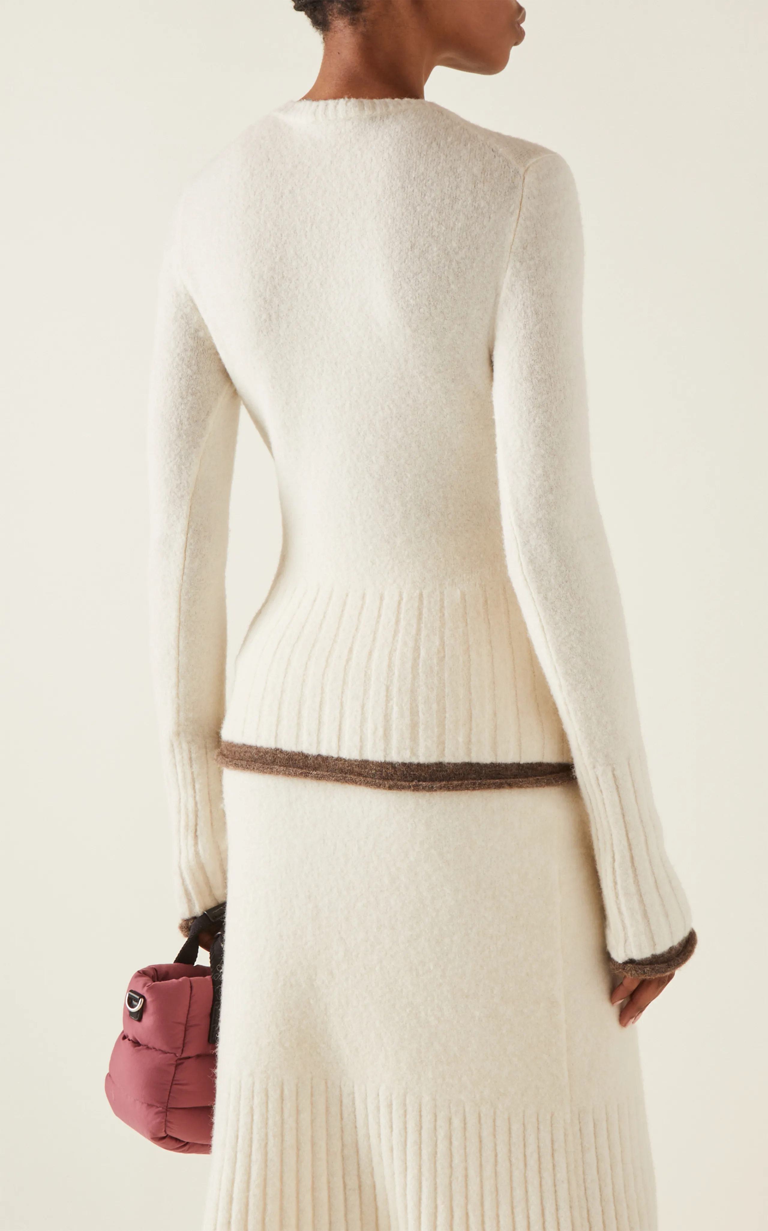 Moncler Knit Alpaca Wool-Blend Sweater