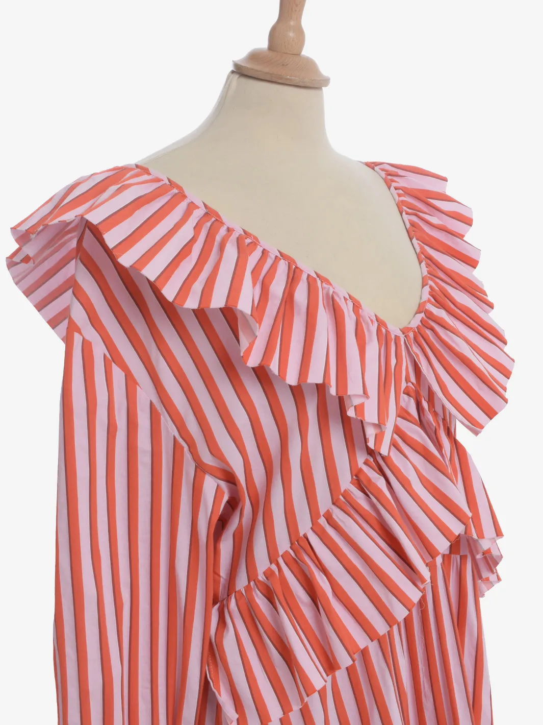 MSGM Stripes Midi Dress