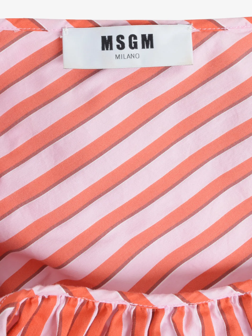 MSGM Stripes Midi Dress