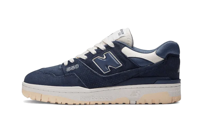 New Balance 550 Natural Indigo Suede