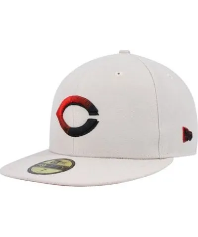 New Era Men's MLB Cincinnati Reds Dim Undervisor 59FIFTY Fitted Hat