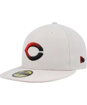 New Era Men's MLB Cincinnati Reds Dim Undervisor 59FIFTY Fitted Hat