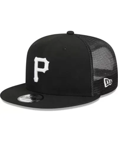 New Era Men's MLB Pittsburgh Pirates Trucker 9FIFTY Snapback Hat