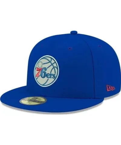 New Era Men's NBA Philadelphia 76ers Official Team Color 59FIFTY Fitted Hat