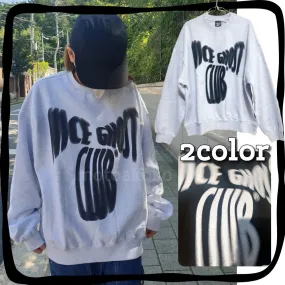 Nice Ghost Club  |Unisex Street Style Long Sleeves Oversized Sweatshirts