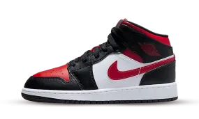 Nike Air Jordan 1 Mid Alternate Bred Toe