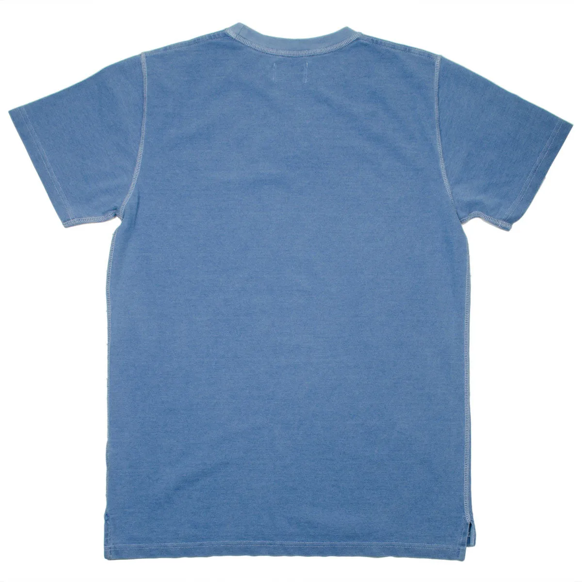 Norse Projects - Niels Indigo Piqué T-shirt - Light Indigo