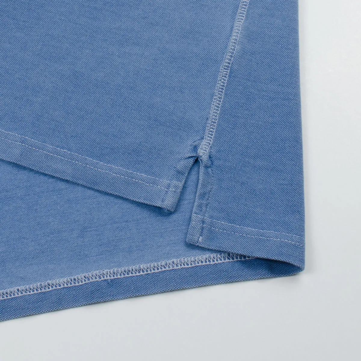 Norse Projects - Niels Indigo Piqué T-shirt - Light Indigo