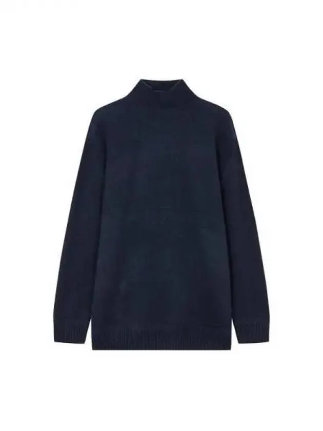 Overseas Station Season Big Chance 8 18 Women s Cashmere High Neck Sweater Navy 270251