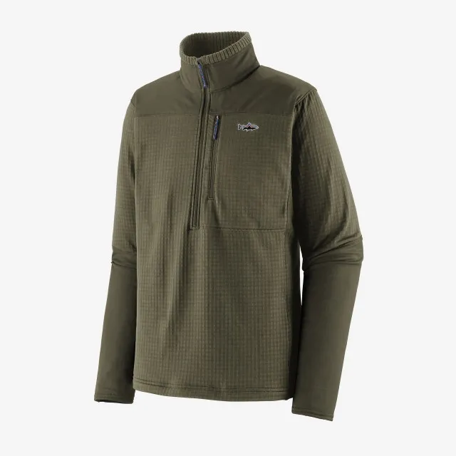Patagonia - Men's L/S R1 Fitz Roy 1/4 Zip