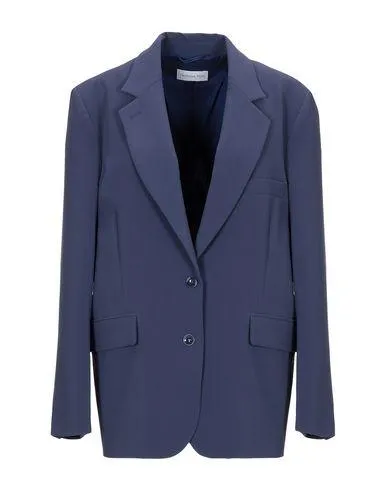 Patrizia Pepe Women Blazer Dark blue 12 UK