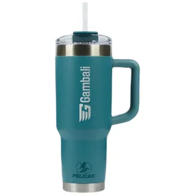 Pelican Teal Porter 40 oz. Recycled Double Wall Stainless Steel Travel Tumbler