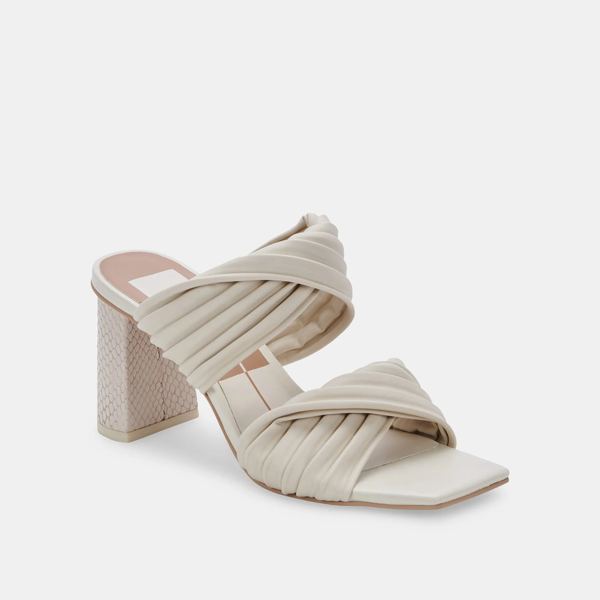 PILTON WIDE HEELS IVORY STELLA