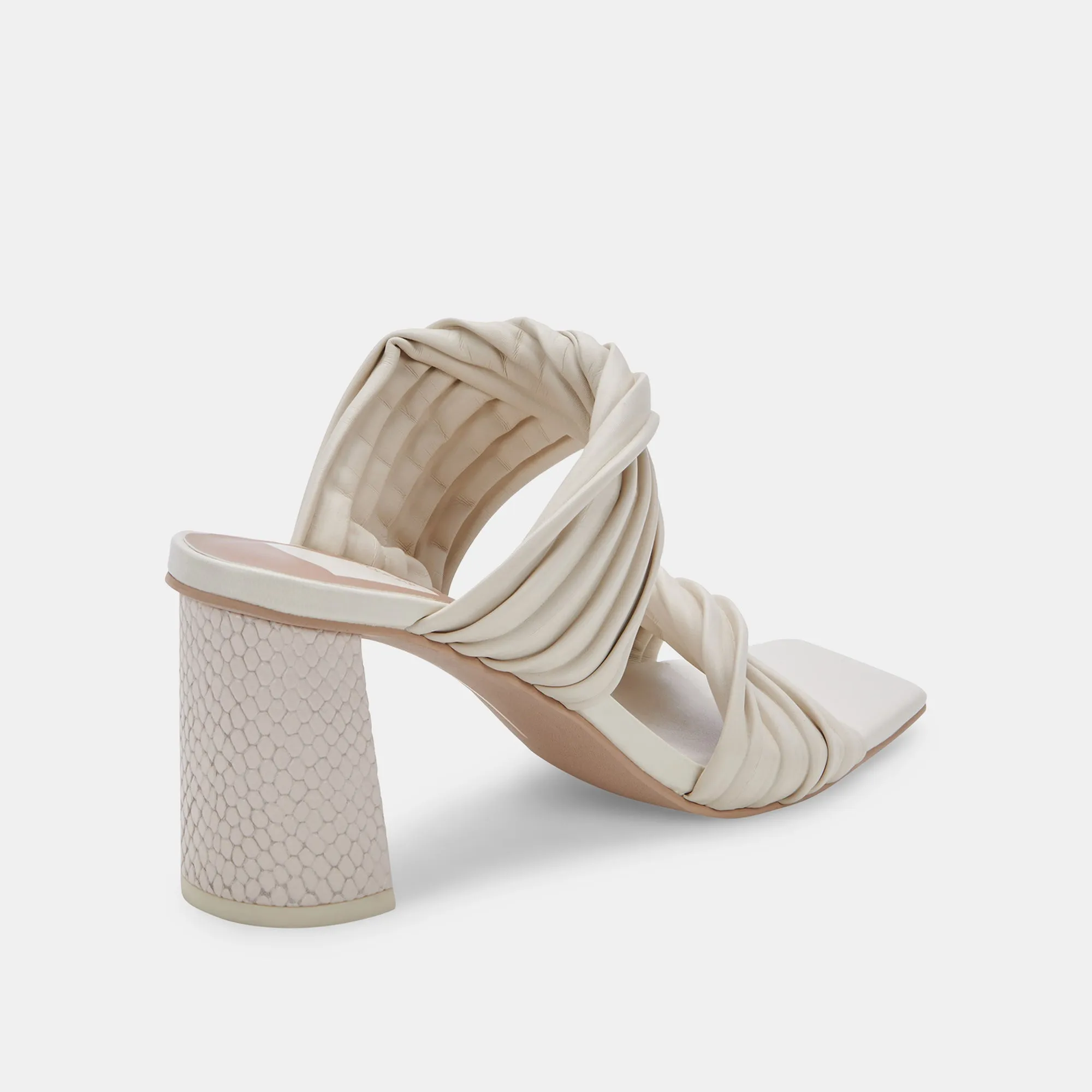 PILTON WIDE HEELS IVORY STELLA