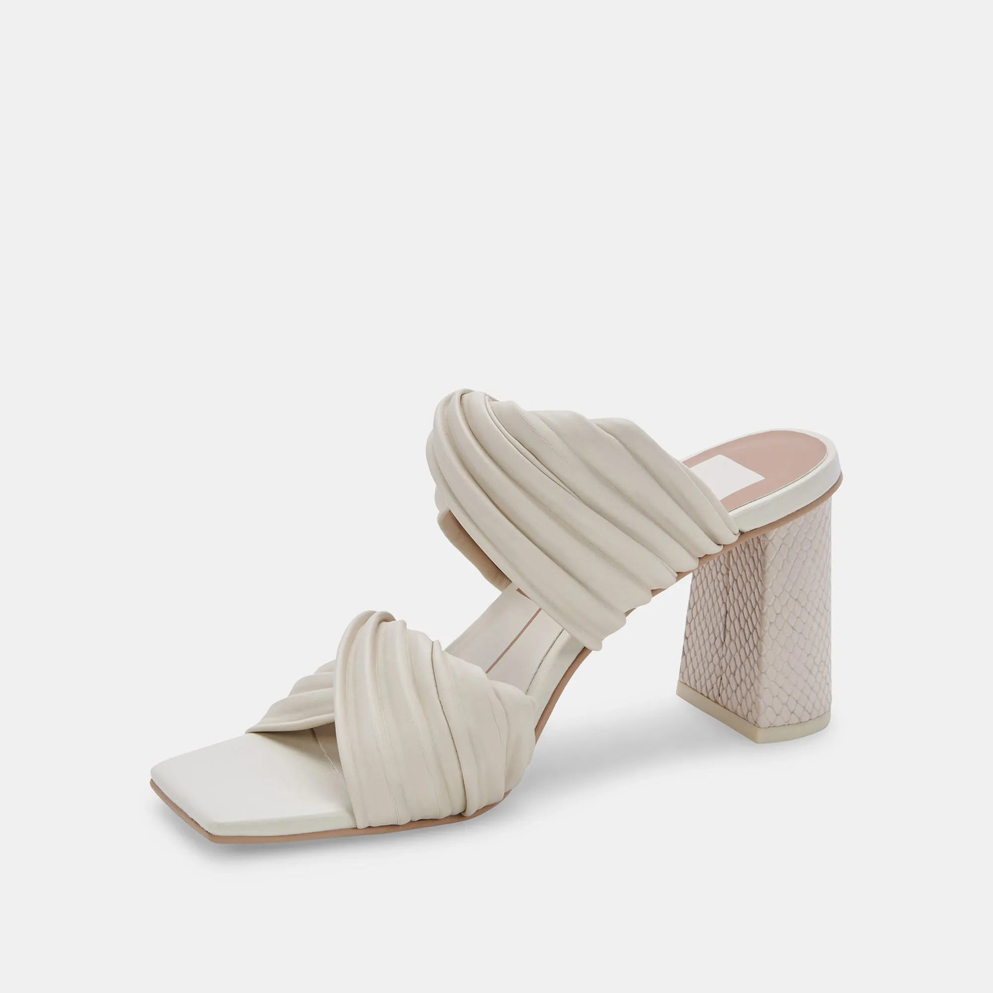 PILTON WIDE HEELS IVORY STELLA