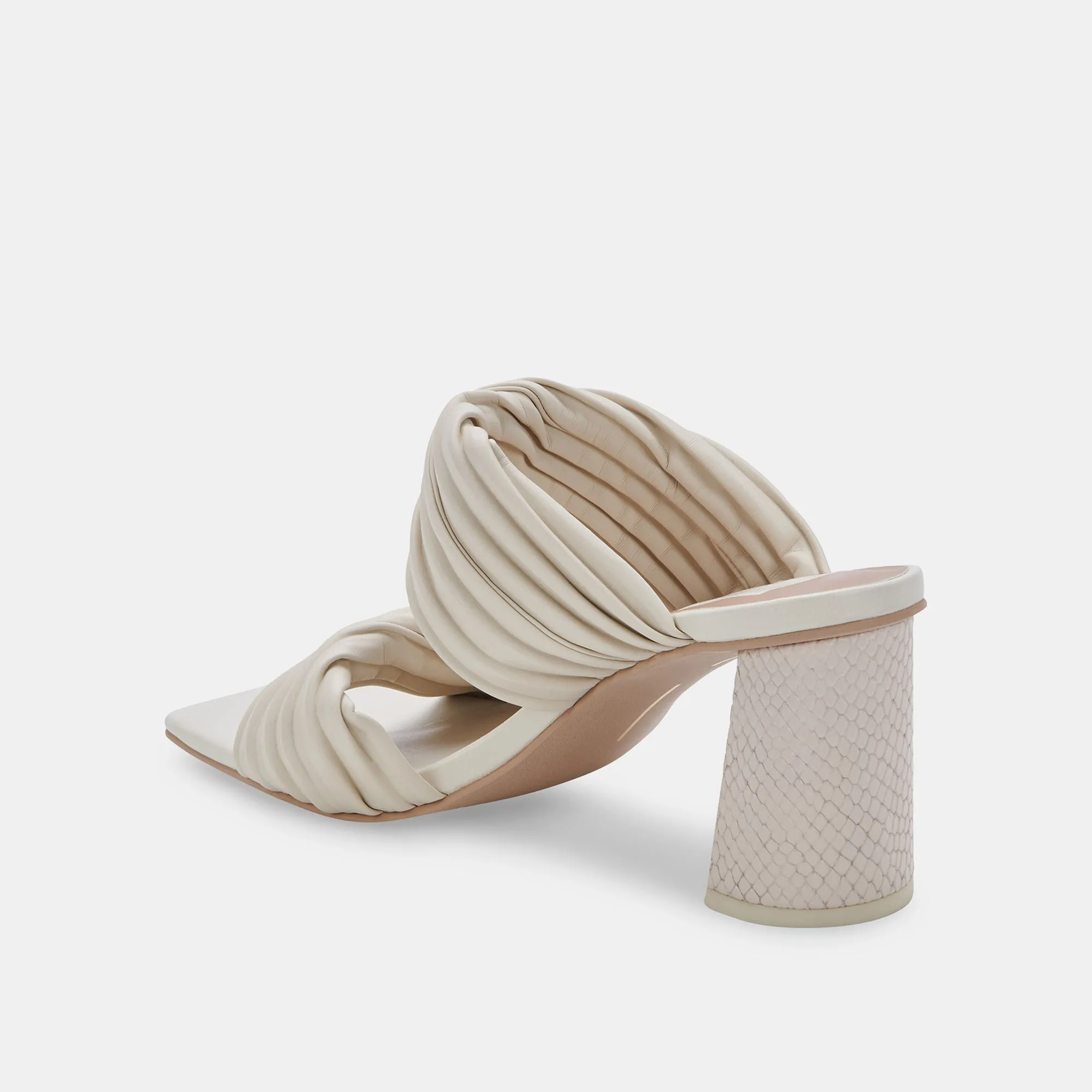 PILTON WIDE HEELS IVORY STELLA