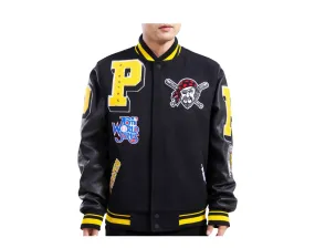 Pro Standard MLB Pittsburgh Pirates Mash Up Logo Varsity Men's Jacket