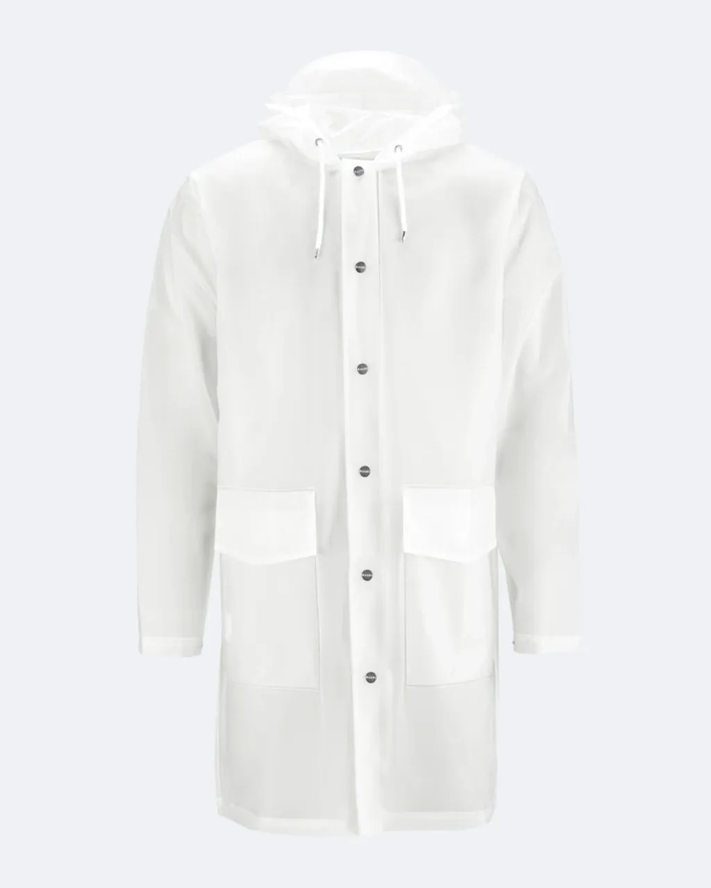 RAINS Transparent Hooded Coat - XXS/XS