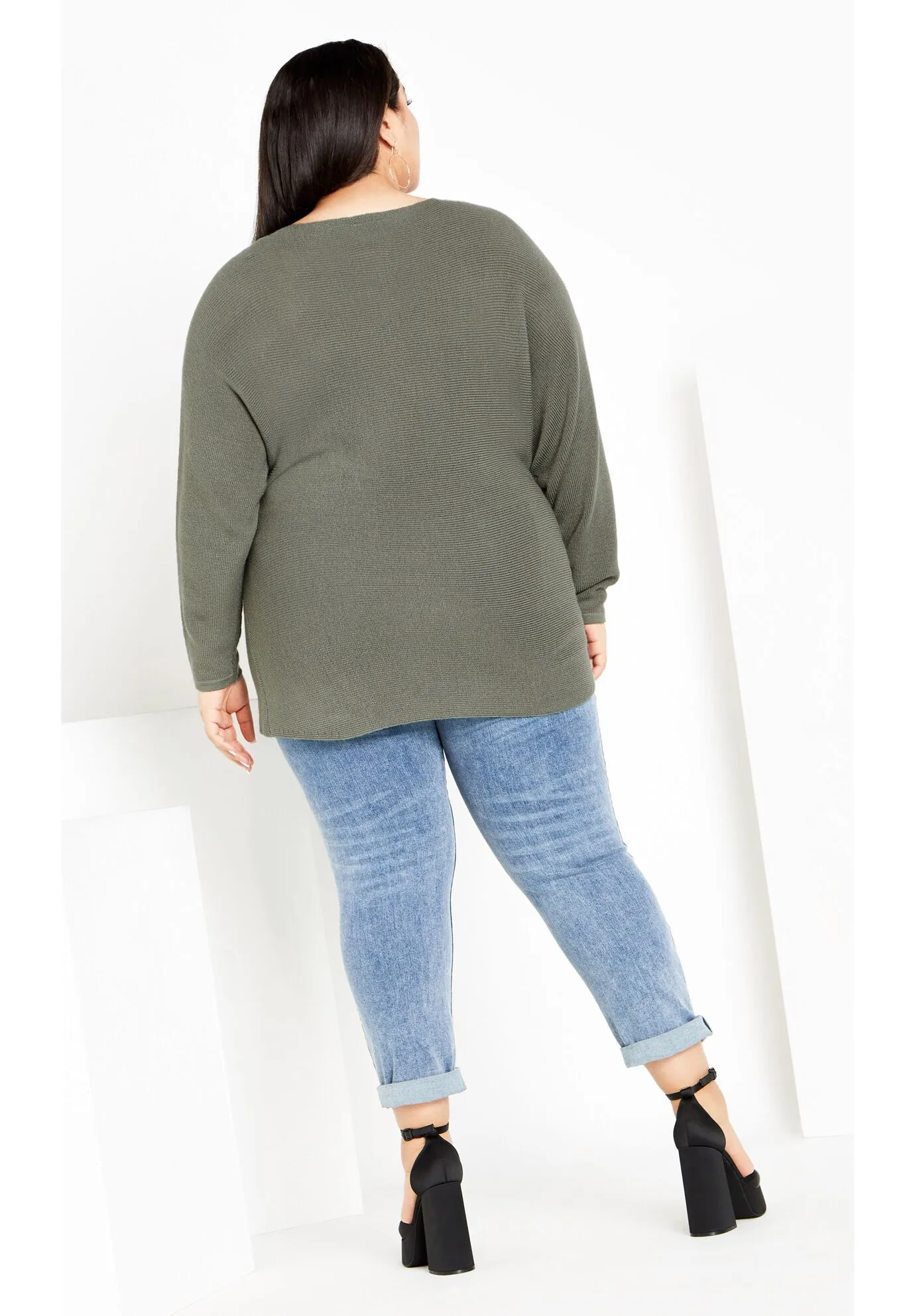 Romance Sweater - deep sage