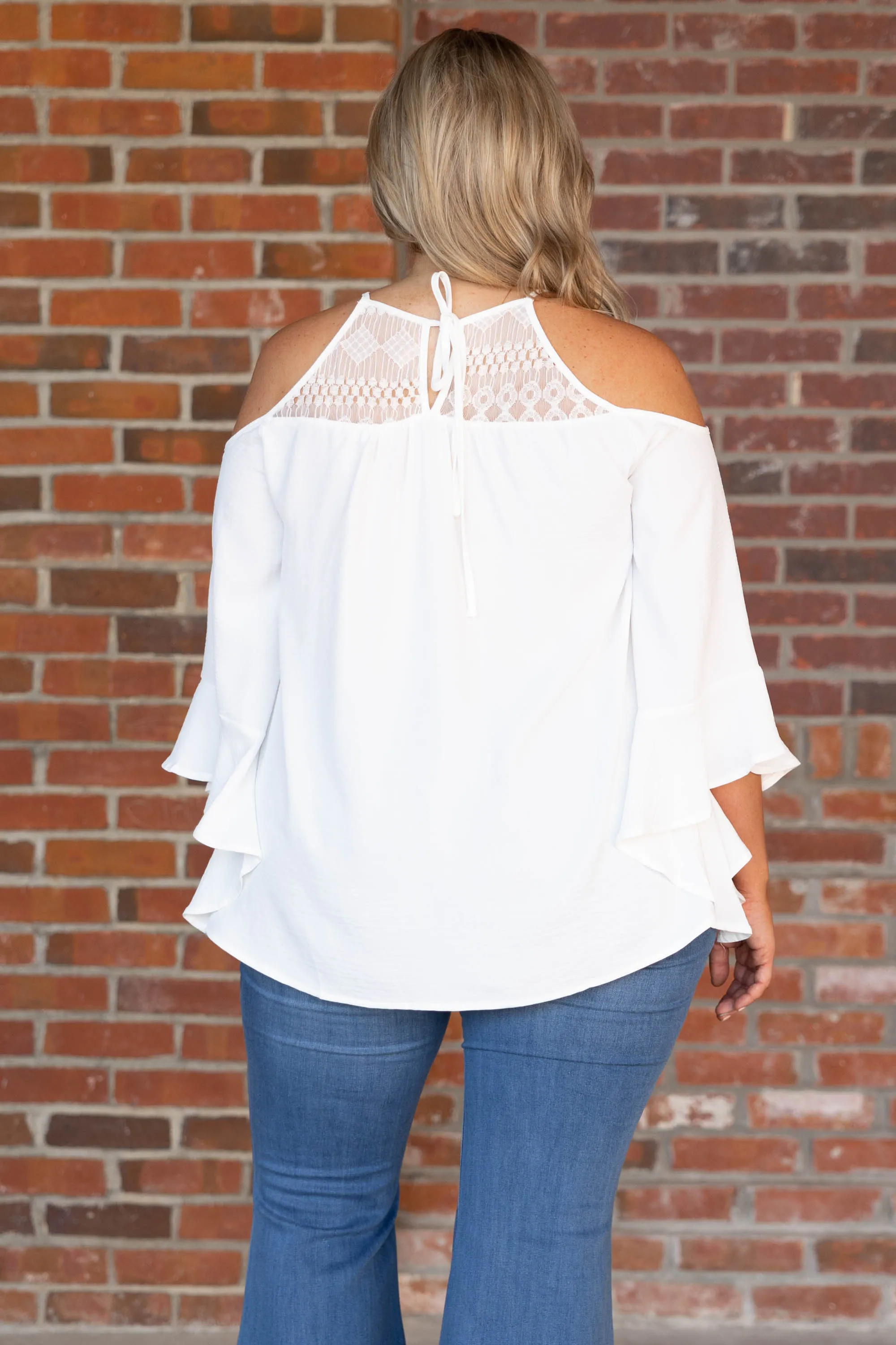 Saved By Above Top, White
