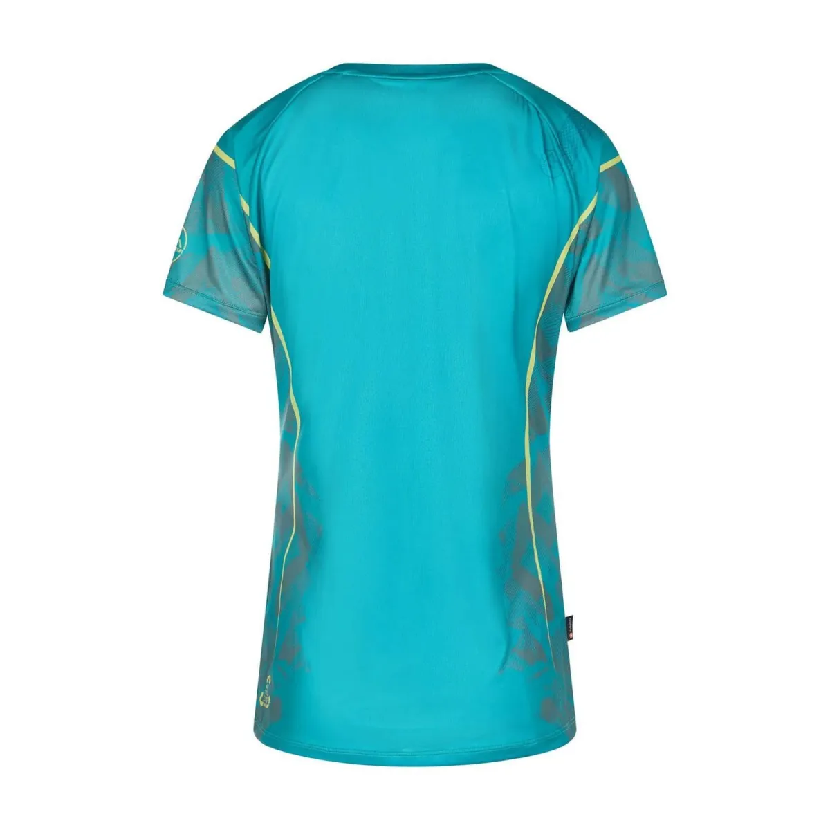 Shorts Sleeves Shirt La Sportiva Pacer Blue Women