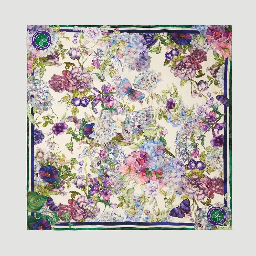 Silk Scarf - Floral