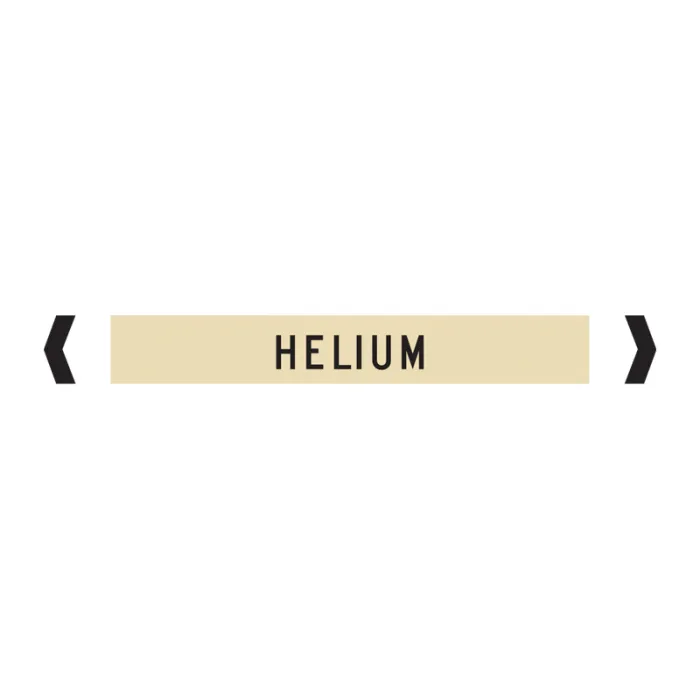 Standard Pipe Marker, Self Adhesive, Helium - Pack of 10