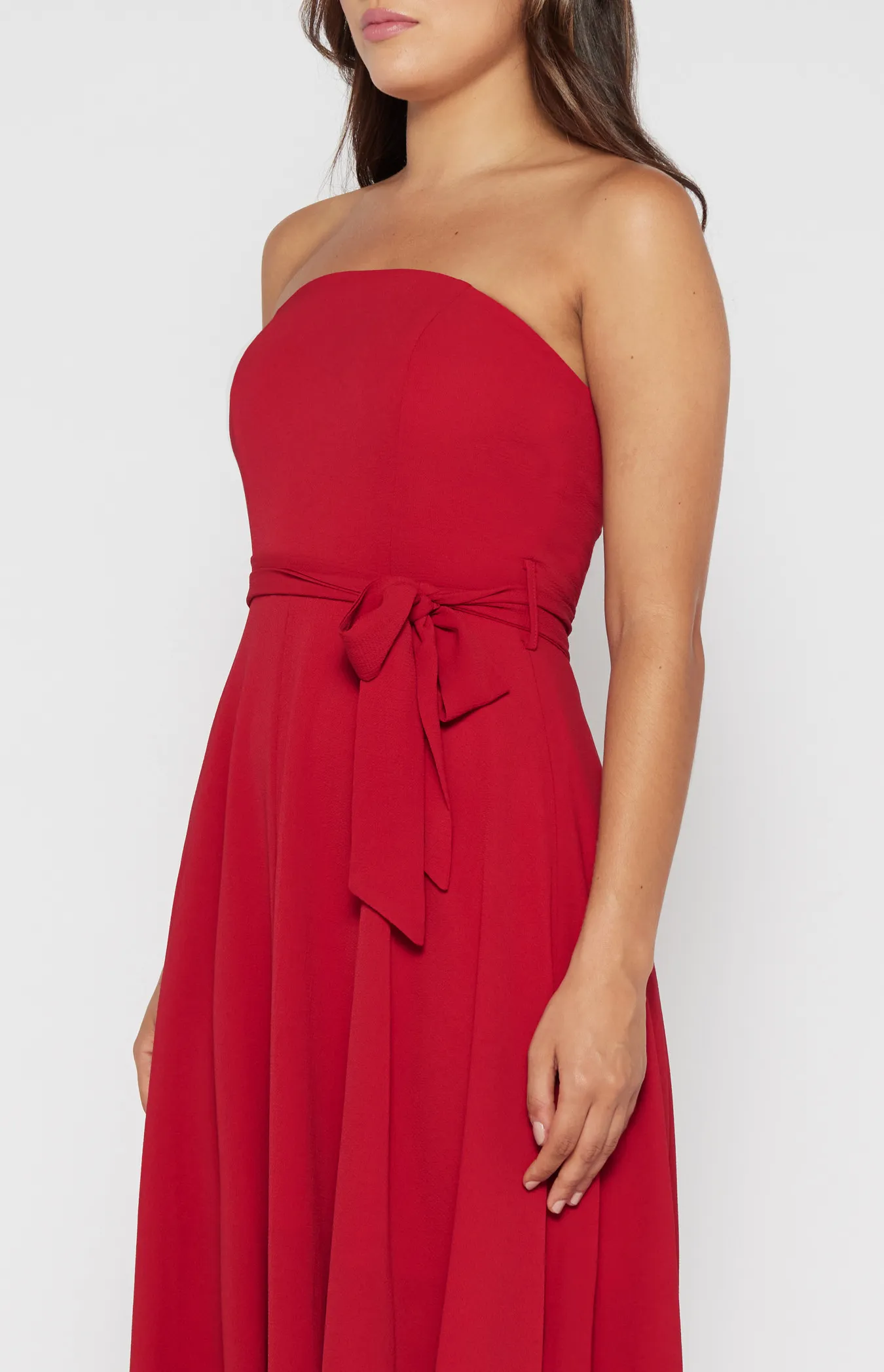 Strapless Crepe Maxi Dress (SDR342-13A)