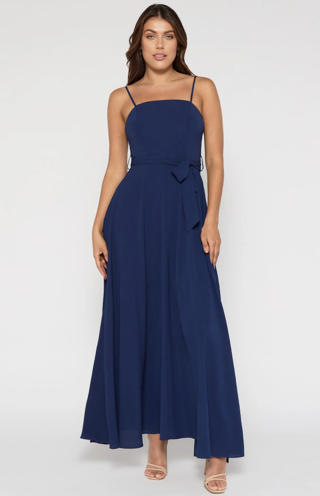 Strapless Crepe Maxi Dress (SDR342-13A)