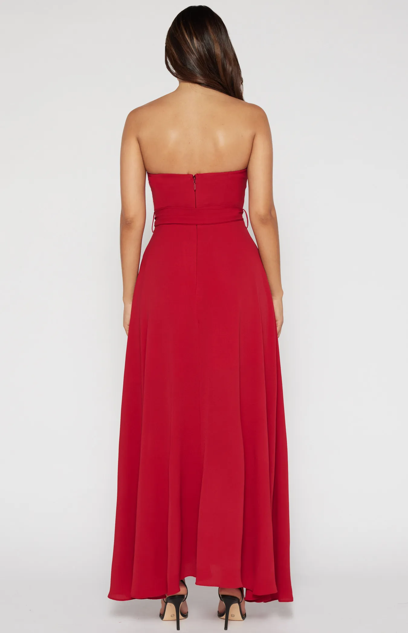 Strapless Crepe Maxi Dress (SDR342-13A)