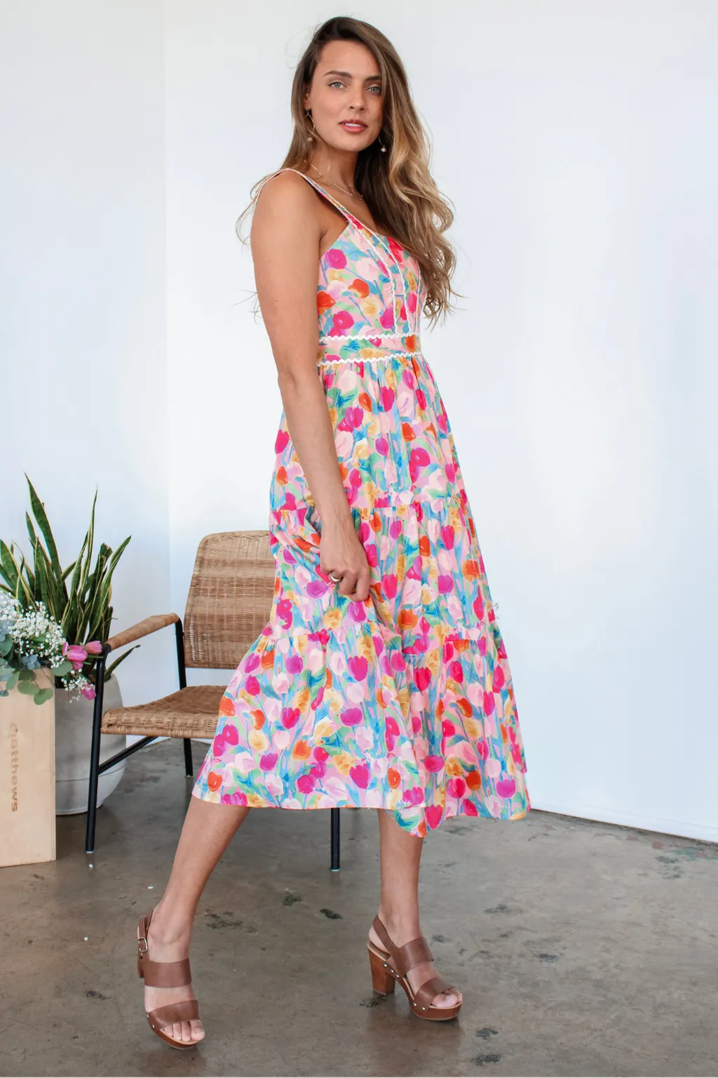 Sweetpea Midi Dress