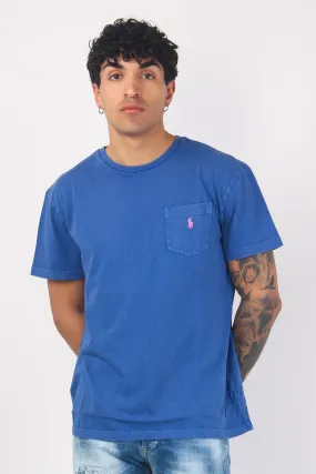 T-shirt Misto Lino Taschino Beach Royal