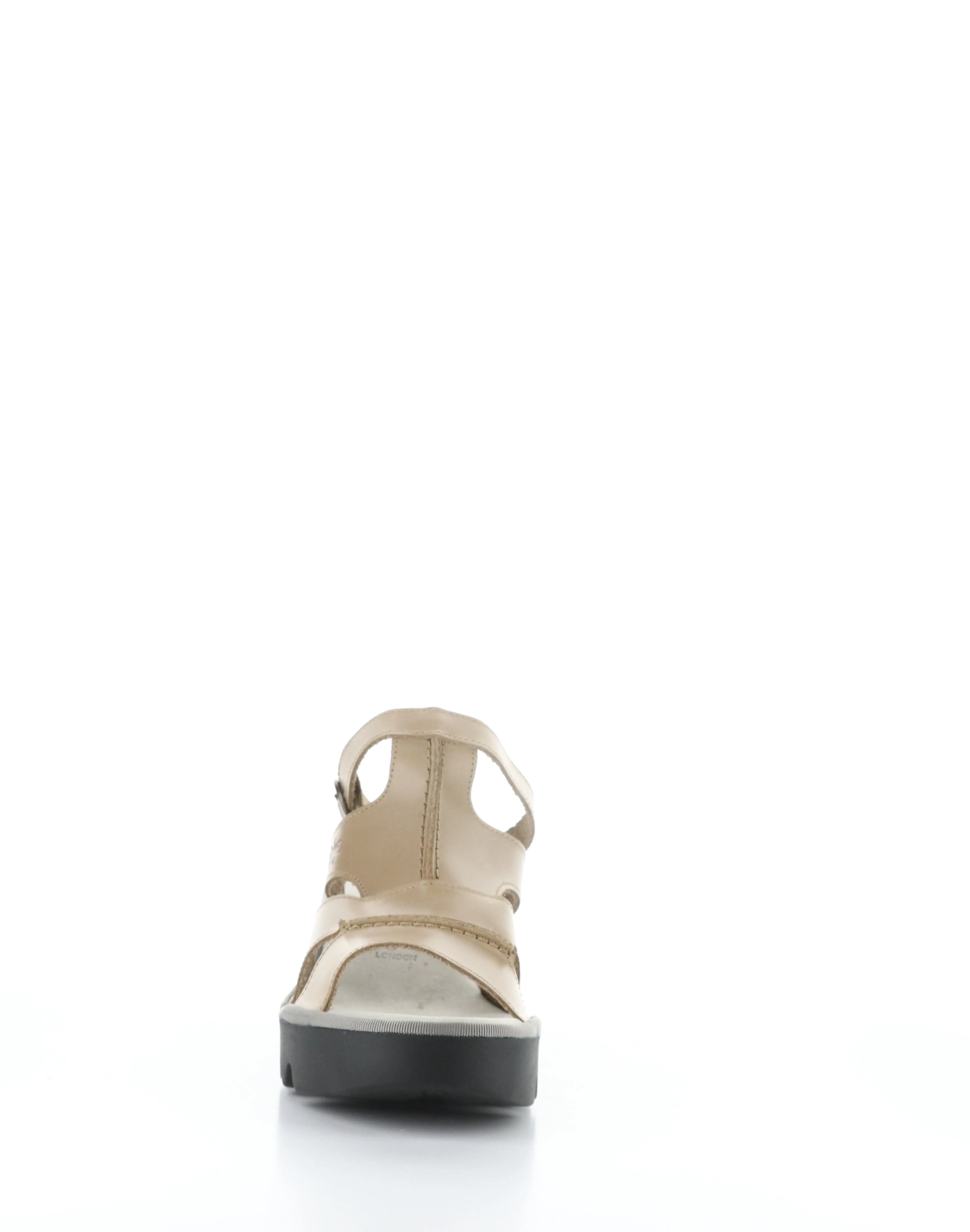 TAWI496FLY 002 TAUPE Velcro Sandals