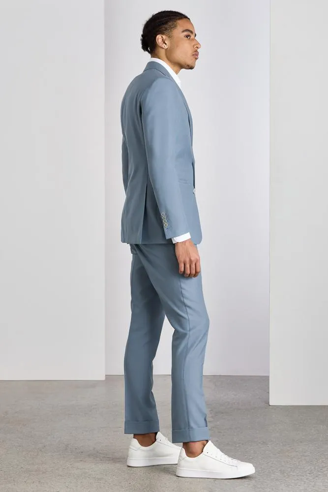 The Liam Suit - Powder Blue Tropical Wool