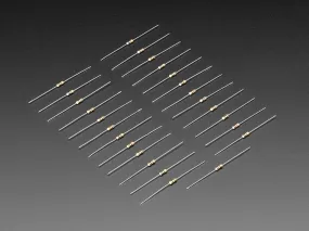 Through-Hole Resistors - 100 ohm 5% 1/4W - Pack of 25
