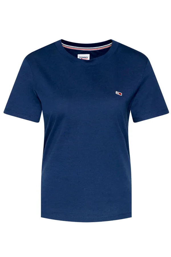 Tommy Hilfiger Women Regular Logo Tee Navy