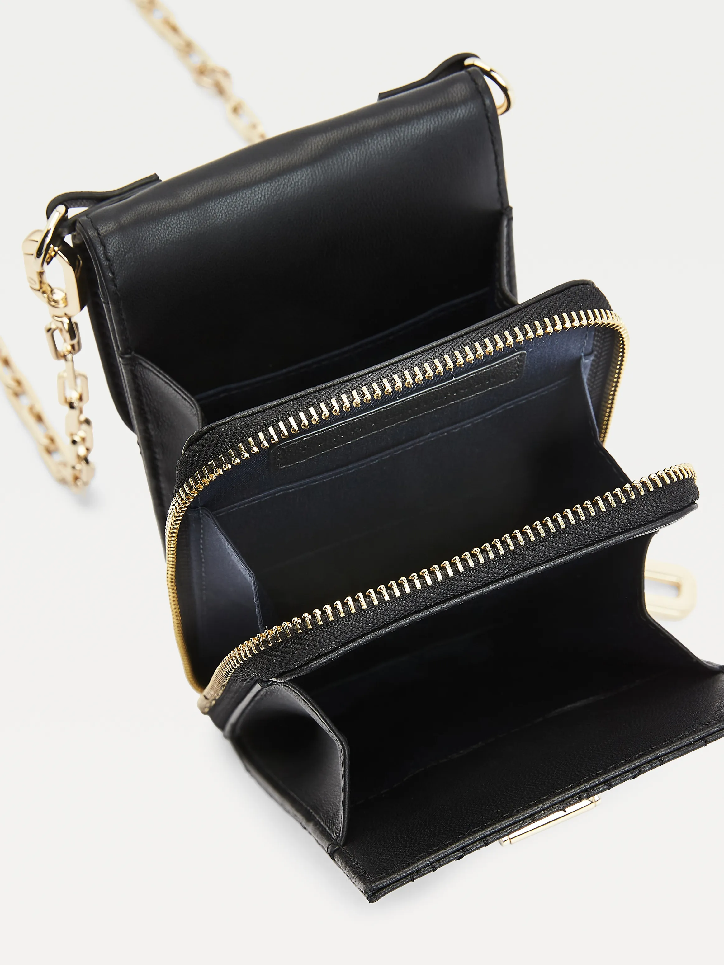 Turn Lock 3-Way Leather Crossover Bag | Bag | Tommy Hilfiger