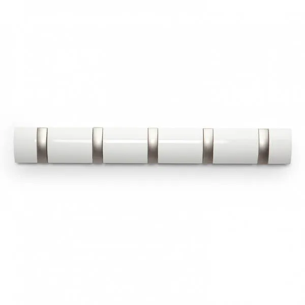 Umbra Flip 5 Coat Hooks - White