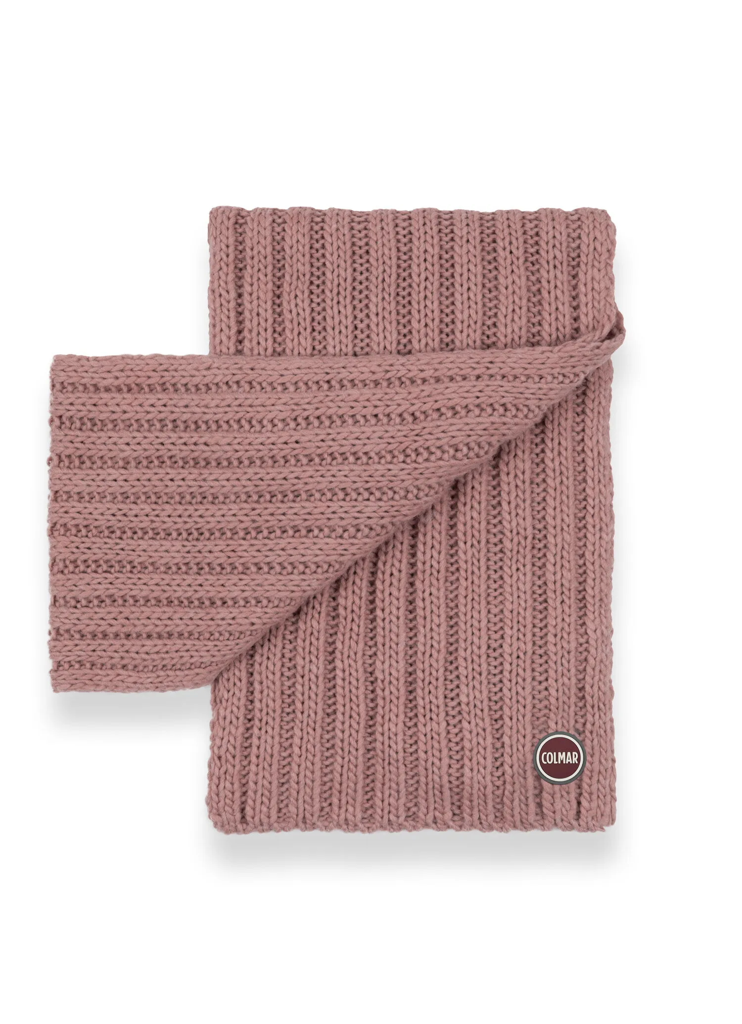 Unisex ribbed scarf-