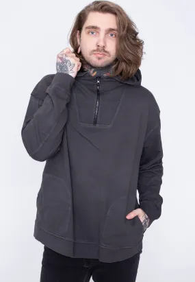 Urban Classics - Overdyed Camp Blackbird - Hoodie