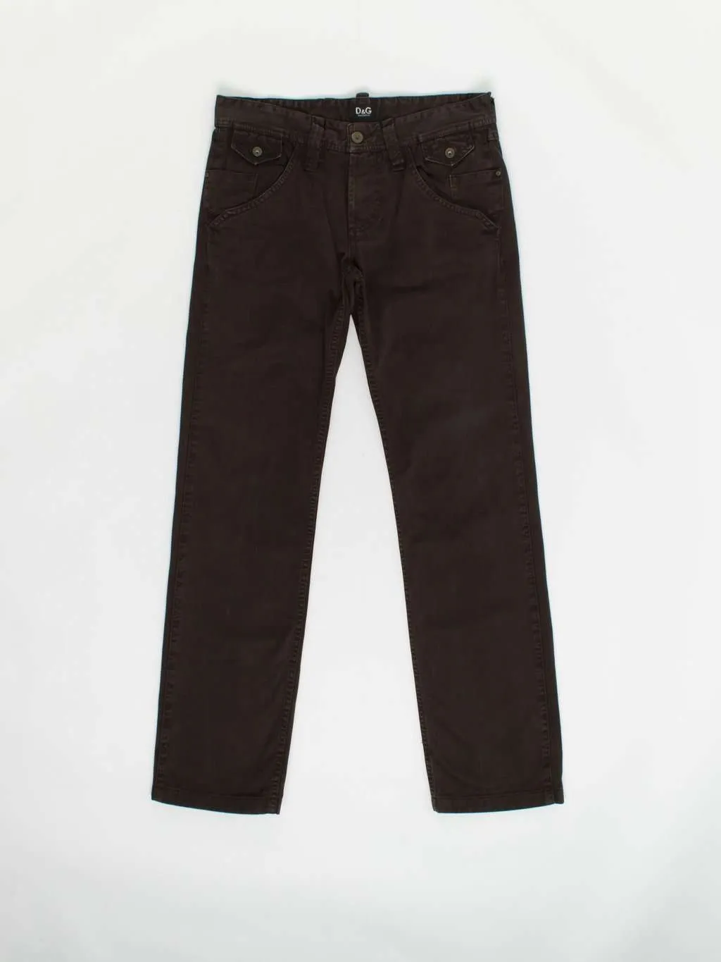 Vintage Y2K D&G straight leg jeans in dark brown 32 X 31