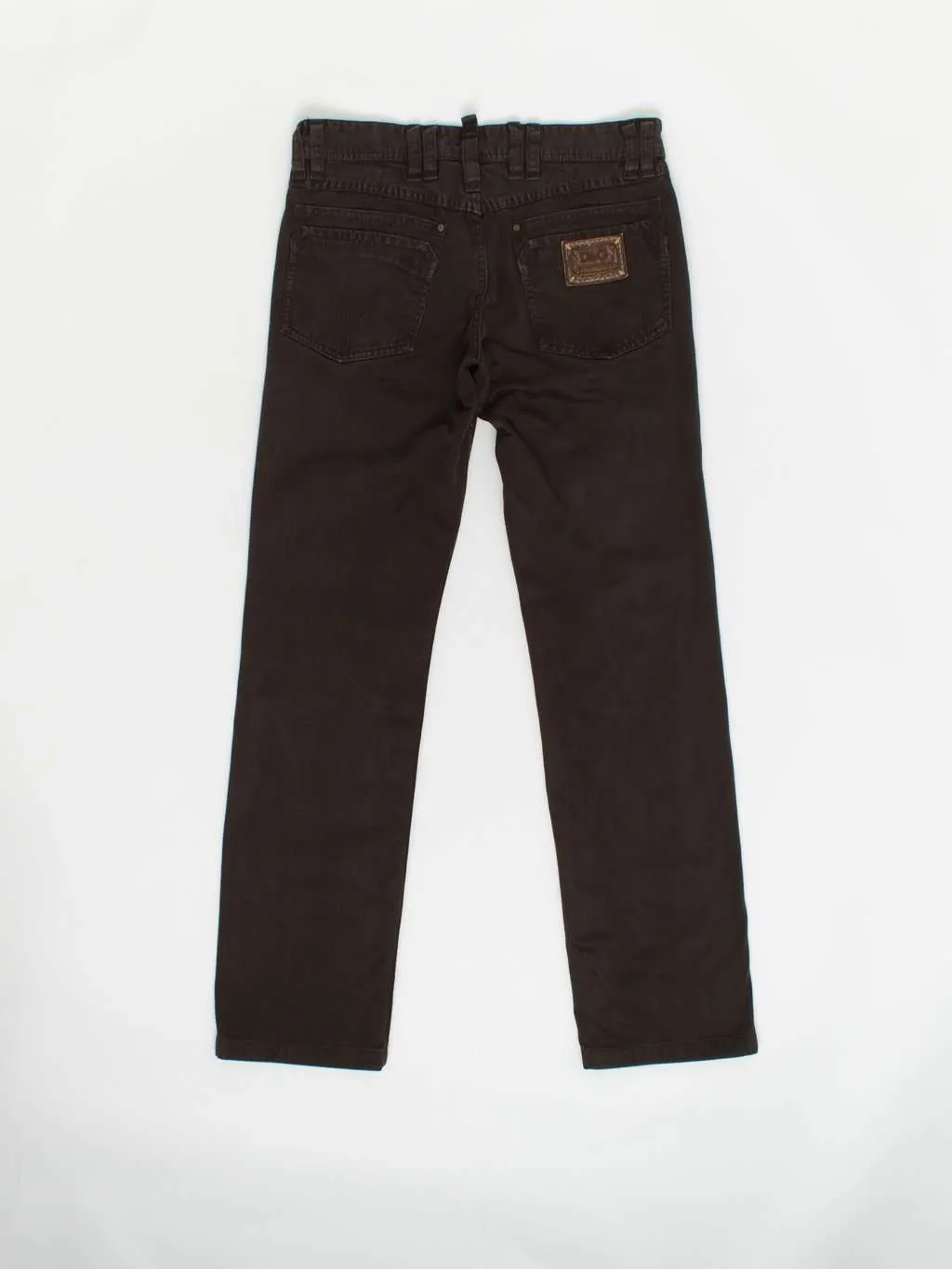 Vintage Y2K D&G straight leg jeans in dark brown 32 X 31