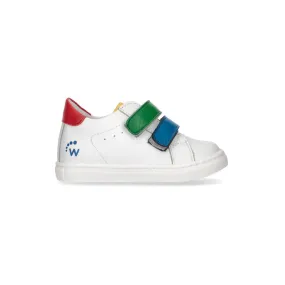 Walkey 42396 Sneaker Bassa Velcro Bianco Multi